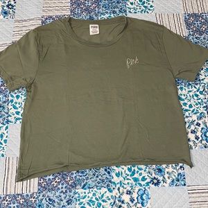 Victoria’s Secret Pink Cropped T-shirt